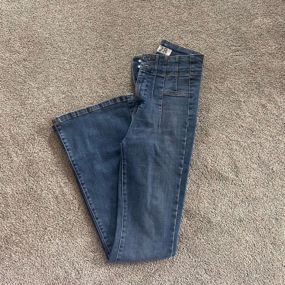 Free People Blue Denim Jeans